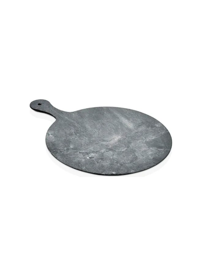 Sierra Elegant Round Serving Board Dark Grey 35 cm 35135.CAL